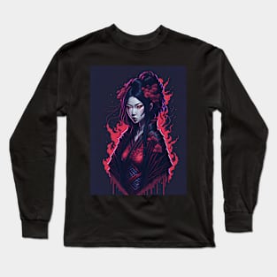 Ethereal Geisha Grace Long Sleeve T-Shirt